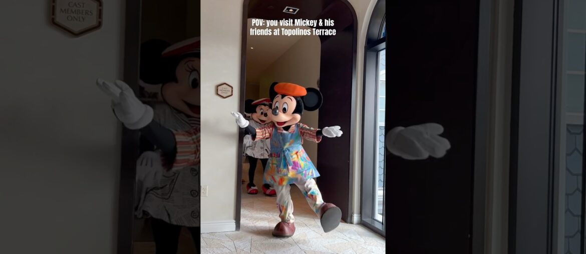 The BEST Character Dining Breakfast at Disney World | Topolinos Terrance at The Riviera Resort