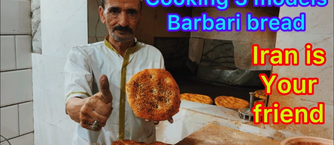 Baking 3 types of barbari  bread! Walnut bread/sheep fat bread/mountain vegetable bread in Iran
