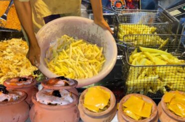 Crispy French Fries Making on Clay Pot | How to Make Perfect Crispy French Fries | Street Food Fries