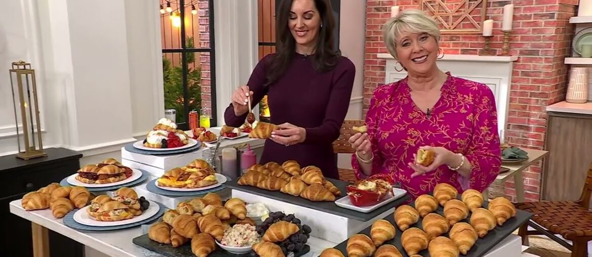 Authentic Gourmet 18 Classic French Butter Croissants on QVC