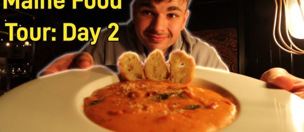 Day 2 Of Our Maine Food Tour! Fine Dining And Hiking National Parks!