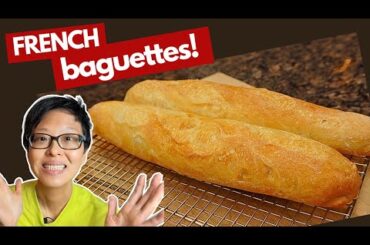 how I make FRENCH BAGUETTES at home | easy beginner recipe from Vincenzo's Plate