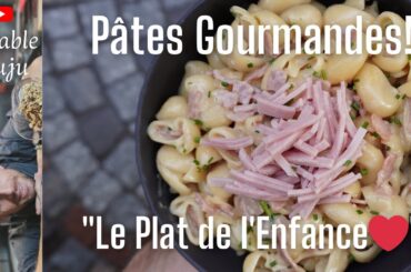 Coquillettes au jambon ultra gourmande | Children's ham coquillettes - French Chef version !