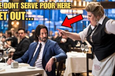 Rude Waiter insulted Keanu Reeves in a luxury restaurant, Not Knowing He Owns the restaurant