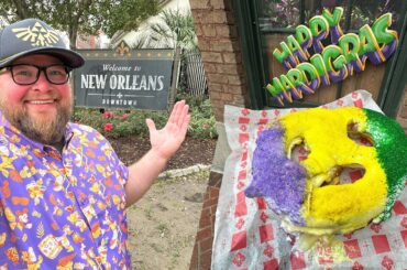 New Orleans 2025 | French Quarter Tour & Brennan’s Breakfast | The BEST King Cake | Mardi Gras 2025