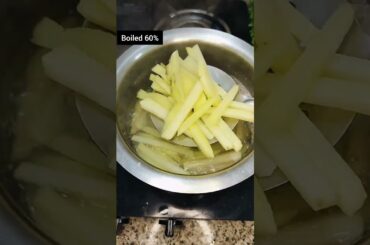 McDonald's style french fries recipe.. bachhe or bade sbki pasand..#frenchfries #shorts #vairalshort