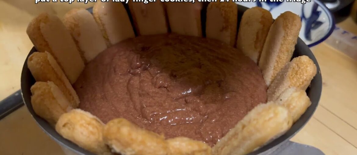 Making Chocolate charlotte for Christmas #dessert #cooking