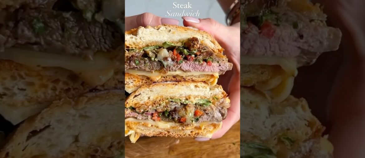 Quick & Easy Steak Sandwich Recipe #shorts #easyrecipe #snacks Quick & Easy Steak Sandwich Recipe #shorts #easyrecipe #snacks