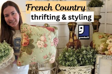 French Country Thrifting and Styling - Thrift With Me Goodwill