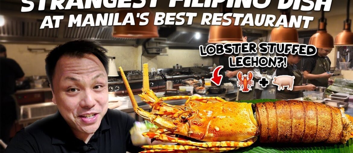 Trying the Weirdest Filipino Dishes – Lobster Lechon at Manila’s Best Restaurant Trying the Weirdest Filipino Dishes - Lobster Lechon at Manila's Best Restaurant