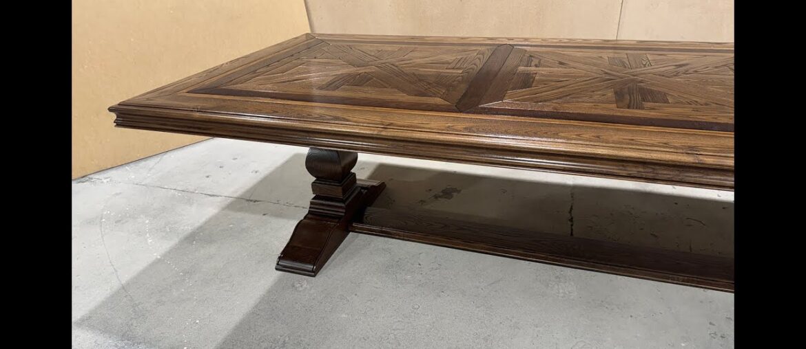 French Parquetry Dining Table by Mark Alexander Design