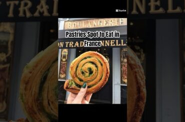 Trying Pastries in France #eating #france #pastry #shorts