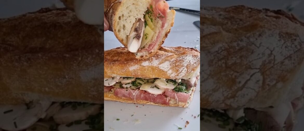 Jambon-beurre | Classic French Sandwich #food #jambon #pork #sandwich