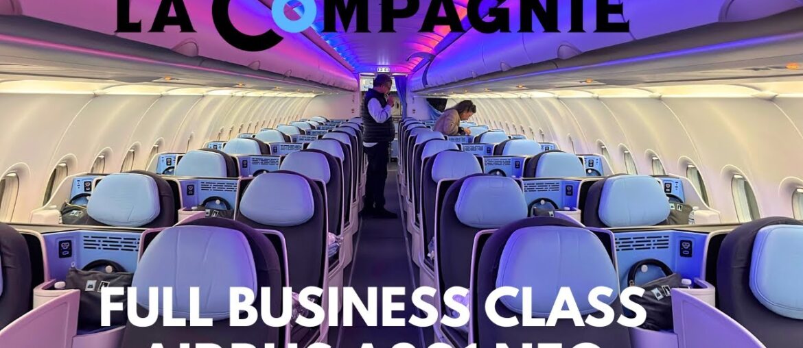 LA COMPAGNIE AIRBUS A321NEO (Business) | New York - Paris | Flight Review