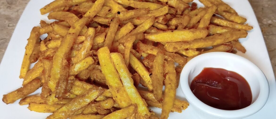 How To Make French Fries At Home | Potato Chips Recipe | Potato Snacks By Nabiya kitchen
