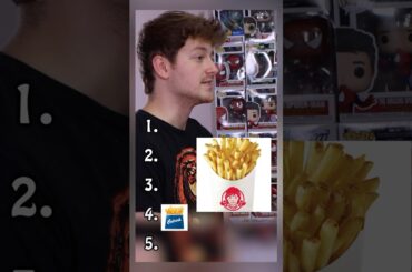 Blind Rank These Fast Food French Fries! #fastfood #mcdonalds #ranking #fyp #frenchfries #tacobell