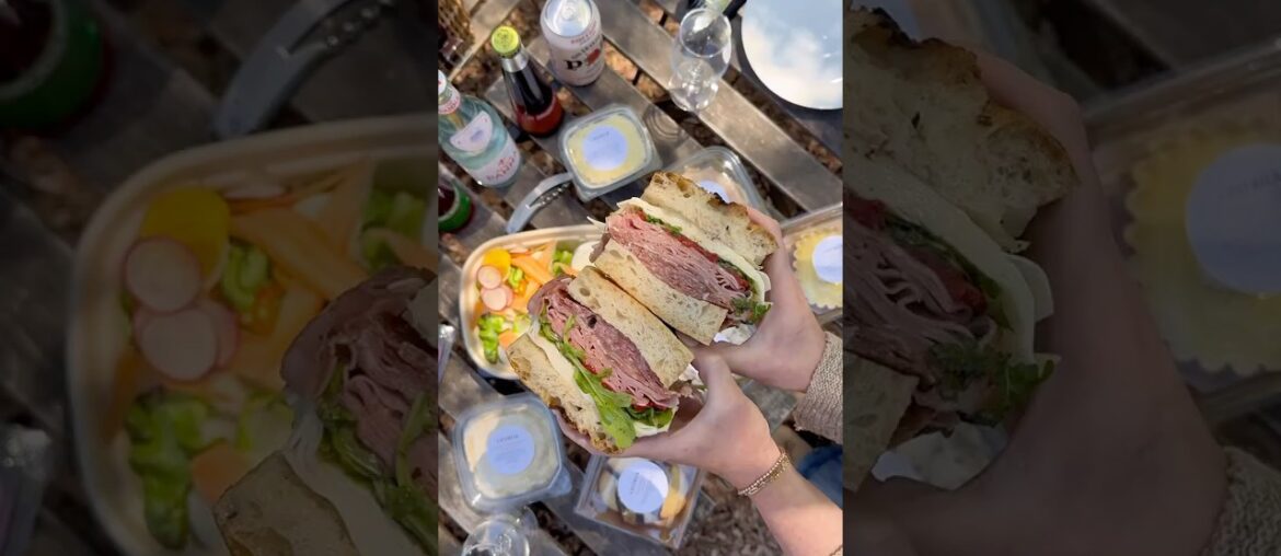 Picnic from L'Ostrica at Rosie's Wine Garden in Charlotte, NC