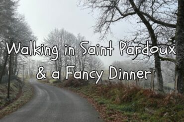The simple way we find good wine in france, dinner and a walk in Saint Pardoux.