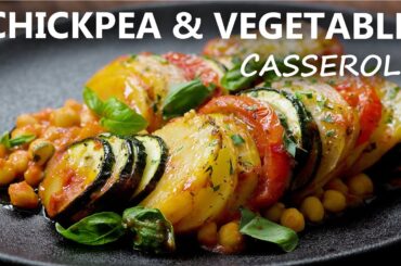 CHICKPEA and VEGETABLE CASSEROLE Recipe | Healthy Vegan and Vegetarian Meal Ideas | Chickpea Recipes