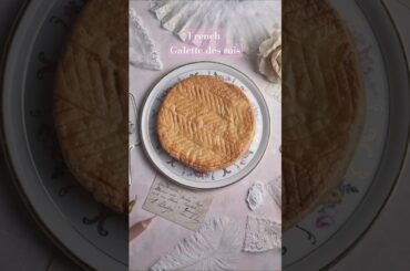 French Galette des rois , King cake , french cuisine , traditional