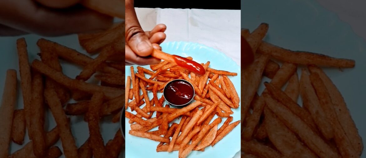 Crispy asmr French Fries recipe #asmr #food #shorts #shortsfeed #viralshorts #pleasesubscribe