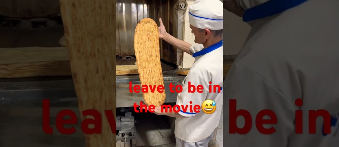 Baking bread by the person in charge of rounding the dough Iran #shortsvideo #iranianbread