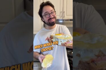 Croque Monsieur or Madame? #shorts #croquemonsieur #croquemadame #french #recipe #food #sandwich