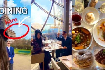 Dining at the Eiffel Tower in Paris! HONEST REVIEW of Madame Brasserie Restaurant