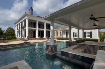 "Explore a Magnificent French Colonial Estate in The Woodlands | Luxury & Resort-Style Amenities"