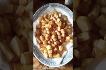 The Perfect Crispy Fried Potatoes (French Fries) Recipe #shortsfeed #yuotubeshorts