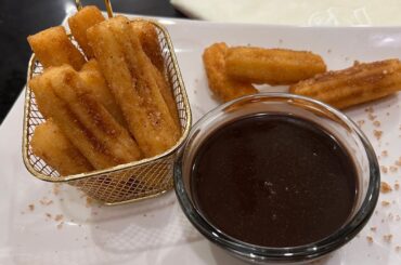 Curros with creamy choclate easy recipe#french #dessert #dessert #churros