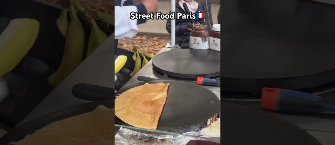 The famous french crepe in front of Arc De Triumph. Can someone Guess the price? #paris #travel #fy