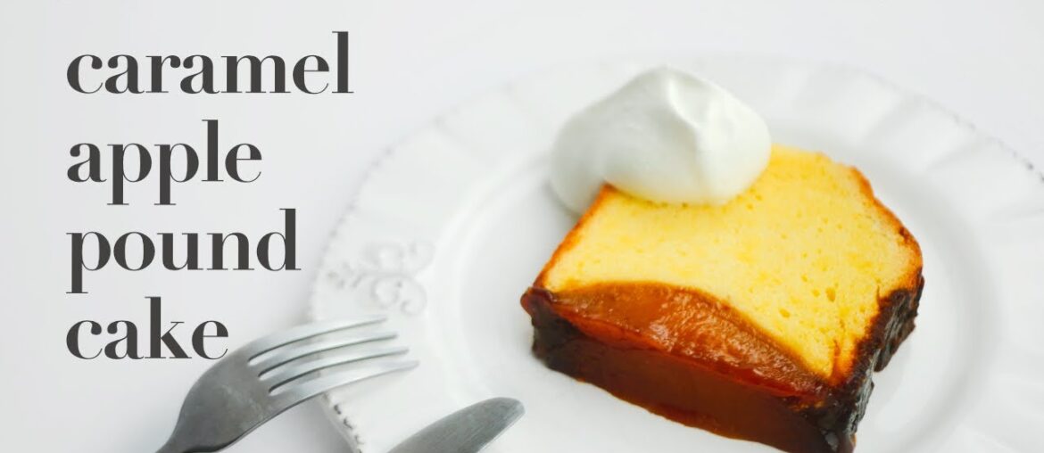 [ASMR] French Caramel Apple Pound Cake Recipe: a cozy, heartwarming winter treat.