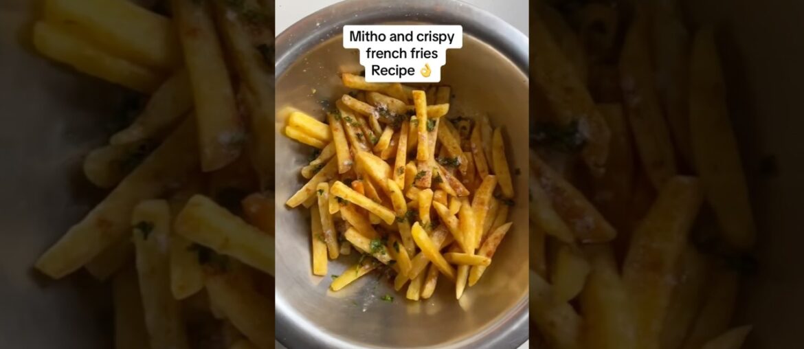 Mitho and crispy french fries recipe #mrsabinmagar #minivlog #sabinvlogs #vlog #sabinvlog
