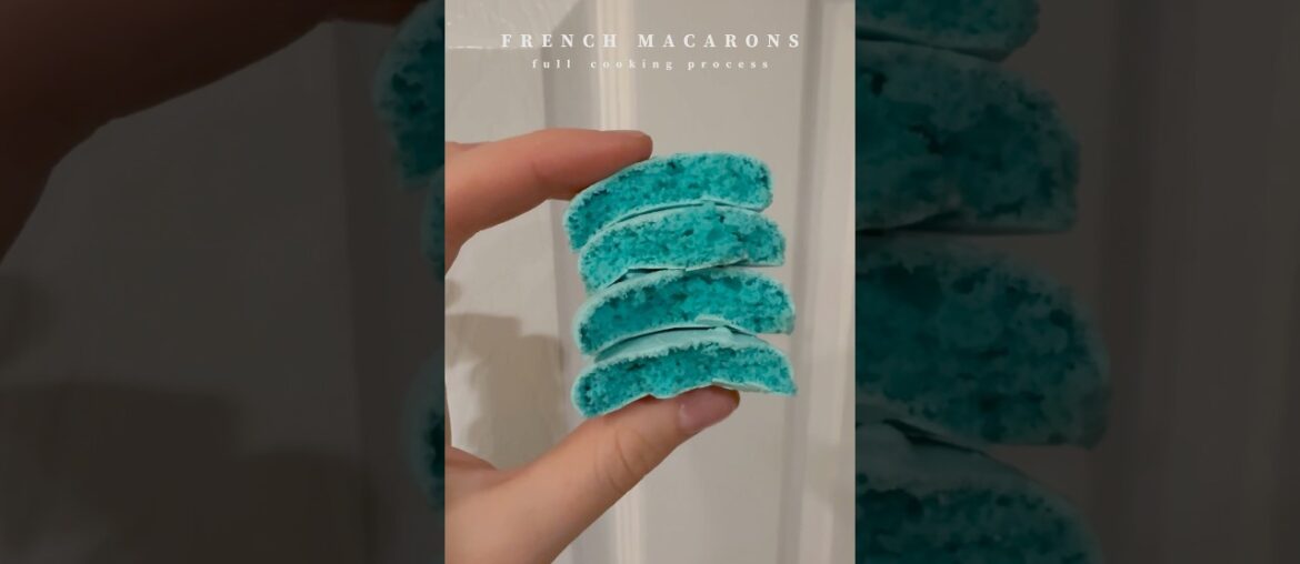 French macarons cooking process #macarons #macaron #food #foodie #cookies #recipe #chocolate