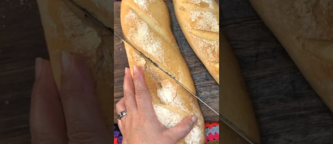 Baguette Bonanza! Easy Homemade French Bread #bread #baking #recipe #homemade #shorts