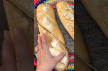 Baguette Bonanza! Easy Homemade French Bread #bread #baking #recipe #homemade #shorts