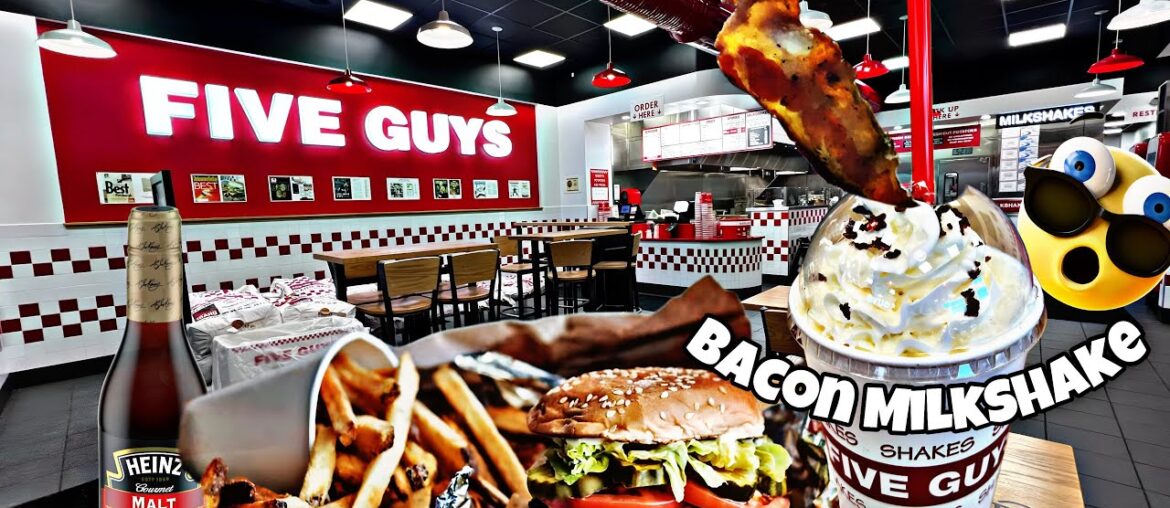 Burger, Fries & A Bacon Milkshake?! GROSS Or Great?
