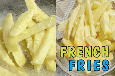 Crispy Homemade French Fries | Potato Snacks Recipes