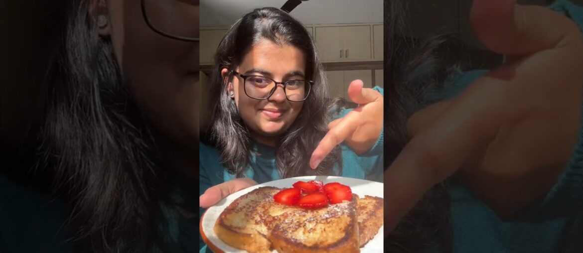 1 ingredient French toast #shorts #frenchtoast #toastrecipe #icecream #foodrecipe #foodasmr #asmr