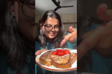 1 ingredient French toast #shorts #frenchtoast #toastrecipe #icecream #foodrecipe #foodasmr #asmr