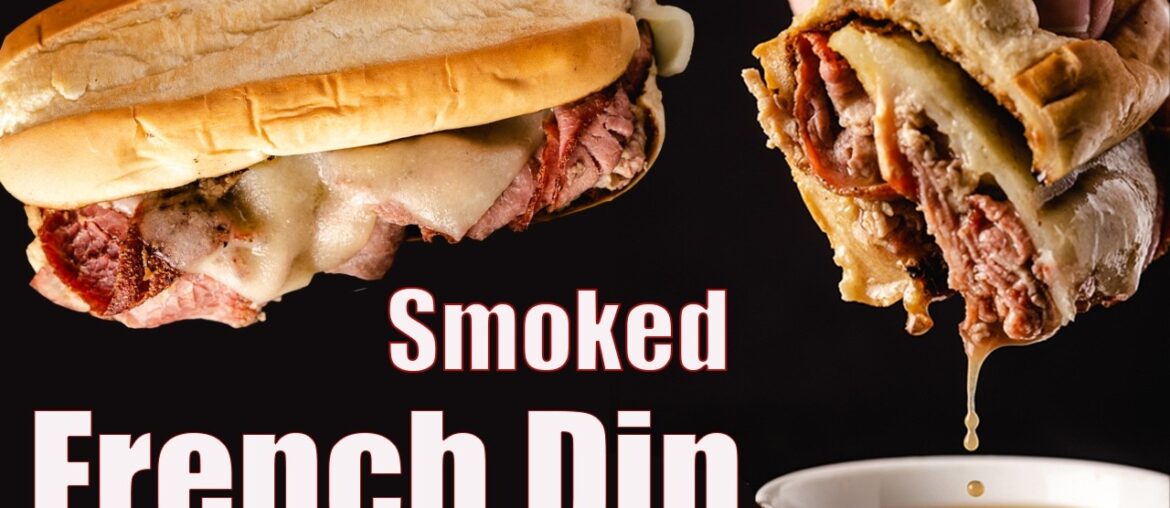 Smoked Prime Rib French Dip Sandwiches with Homemade Au Jus!