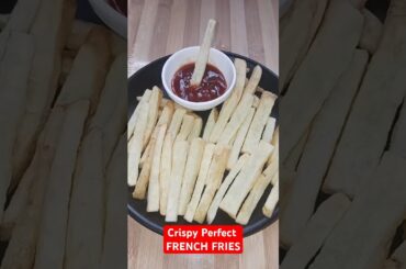 Crispy Perfect FRENCH FRIES Recipe #shorts #frenchfries #potatosnacksrecipe #asmrcooking #asmrrecipe
