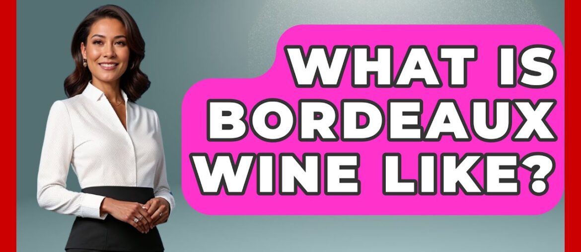 What Is Bordeaux Wine Like? - France Fact File