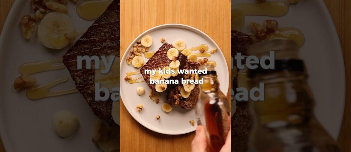 banana bread french toast #breakfast #brunch #cooking