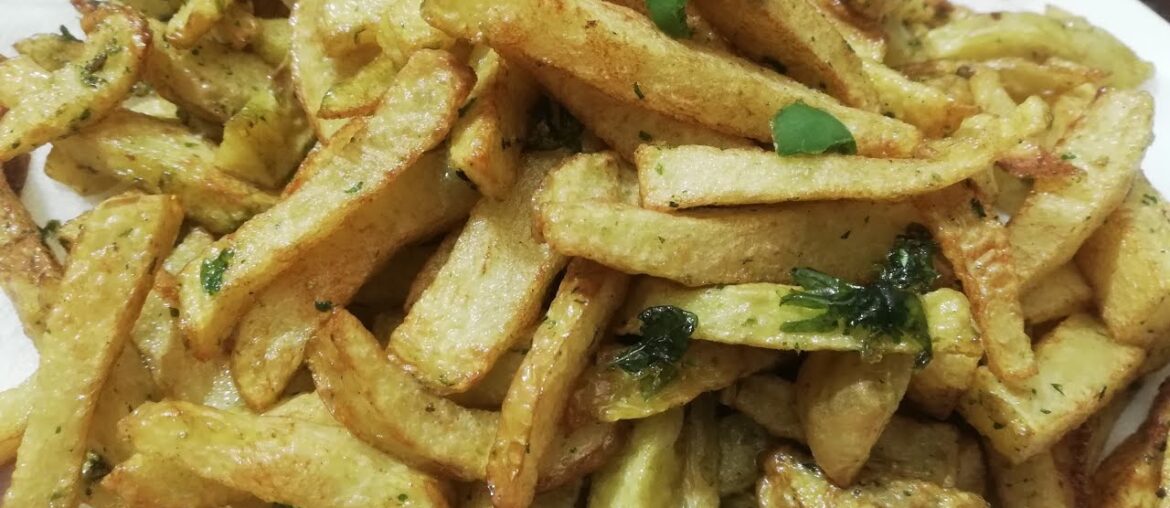 Extra Golden And Crispy French Fries Recipe | FINGER CHIPS CHALLENGE | French fries in the Airfryer