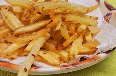 How to make french fries | Crispy potato french fries recipe |  How to make fries