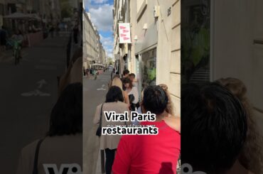 Viral Paris restaurants WORTH the hype #paris #foodvlog #foodie #viral #foodvideo