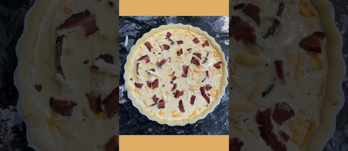 Quiche Lorraine! #food #foodlover #cooking #frenchcuisine #chef #foodie #chef #cheese