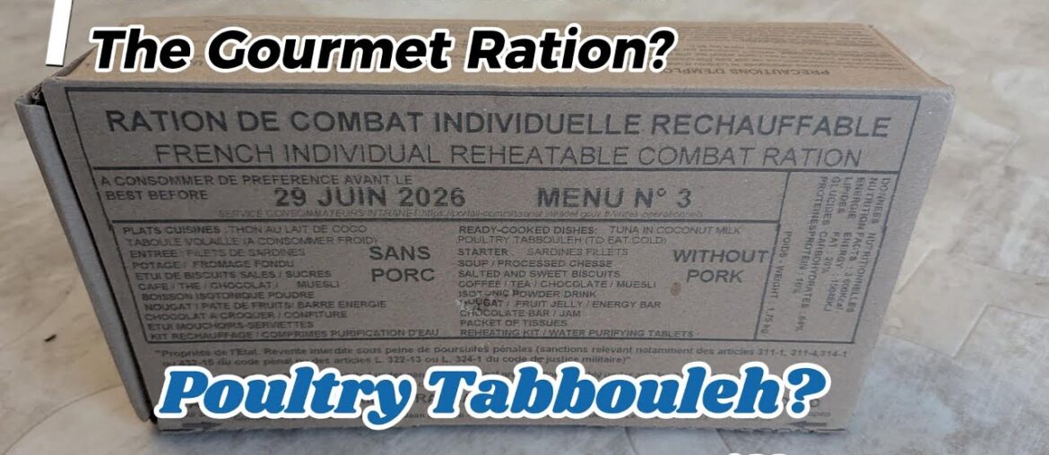 American Tries French 24Hr Ration, Gourmet or Gross? American Tries French 24Hr Ration, Gourmet or Gross?